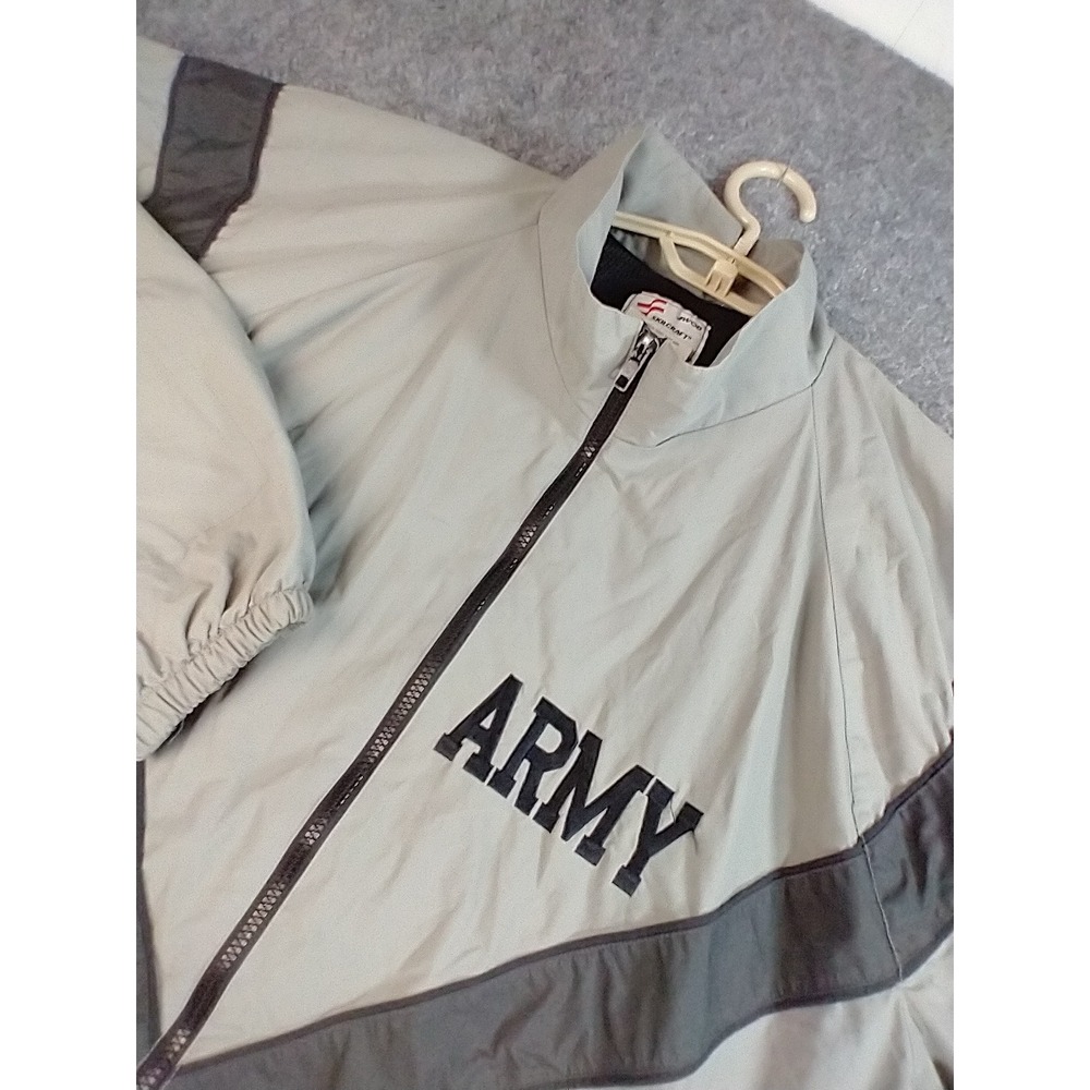 Skilcraft‎ JWOD US Army IPFU Training Jacket Gray Windbreaker Uniform XL